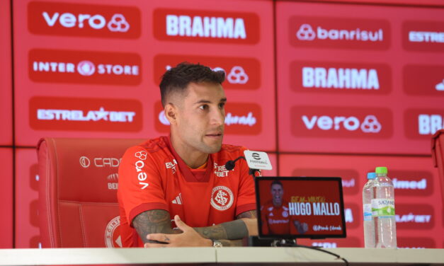 Apresentado pelo Inter, Hugo Mallo fala sobre experiência inédita no futebol brasileiro: “estou aqui para ganhar”