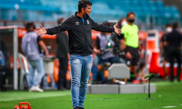 Com Renato suspenso, Alexandre Mendes comandará Grêmio contra Cruzeiro; Confira números do auxiliar