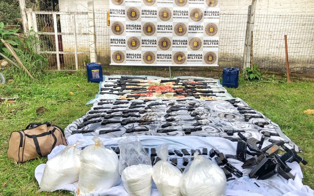 Brigada Militar apreende mais de 70 armas em Santo Antônio da Patrulha