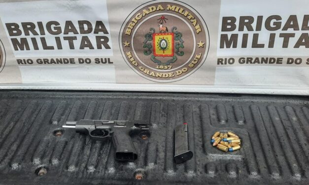 Homem é preso pela BM por porte ilegal de arma no bairro Passo das Pedras