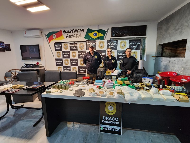 Operação Cardume: Polícia Civil prende sete pessoas em Carazinho