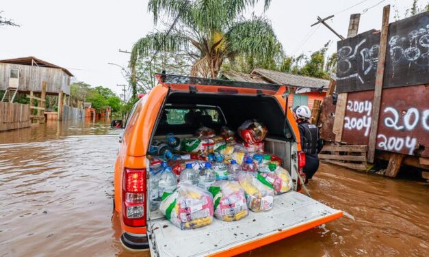 Blitz solidária no Parcão arrecada doações para famílias atingidas pelas chuvas