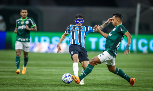 Confronto direto: Grêmio recebe o Palmeiras na noite desta quinta-feira