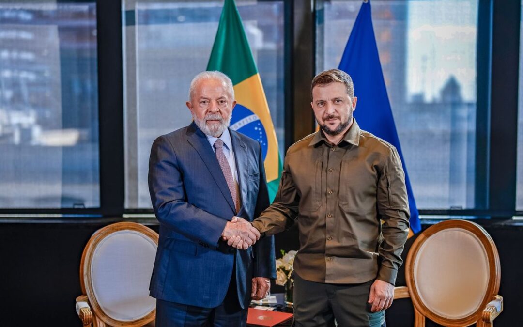 Lula e Zalensky se encontram em Nova York para discutir a paz na Ucrânia