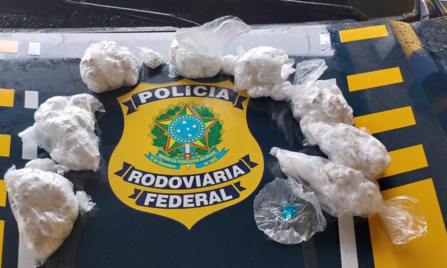 PRF prende motorista de aplicativo transportando cocaína em Rosário do Sul