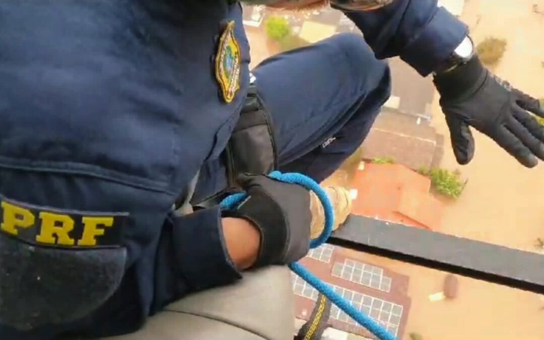 PRF arrecada doações para vítimas das enchentes