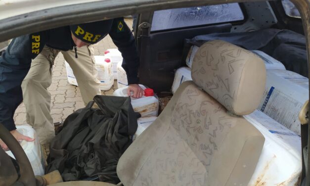 Com mais de meia tonelada de agrotóxicos ilegais, 3 contrabandistas são presos pela PRF em Erechim