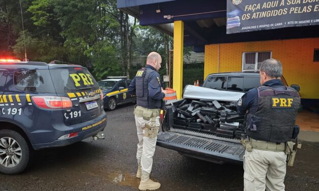 PRF prende dupla que transportava mais de 300 quilos de maconha na BR 386