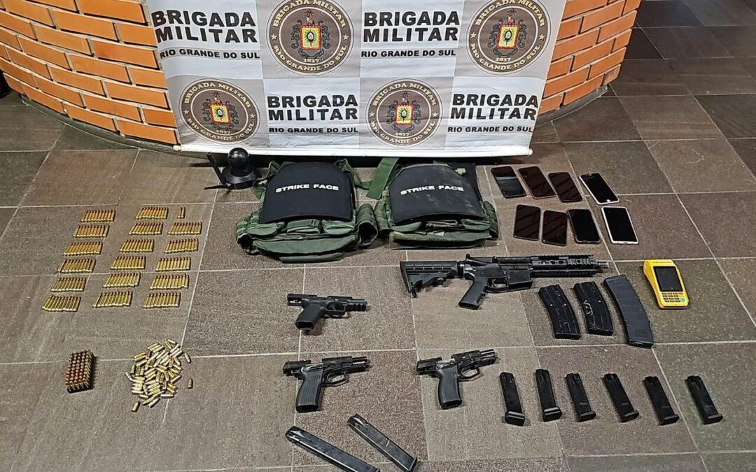Operação “Saturação de Área” apreende inúmeras armas de fogo na zona norte de Porto Alegre