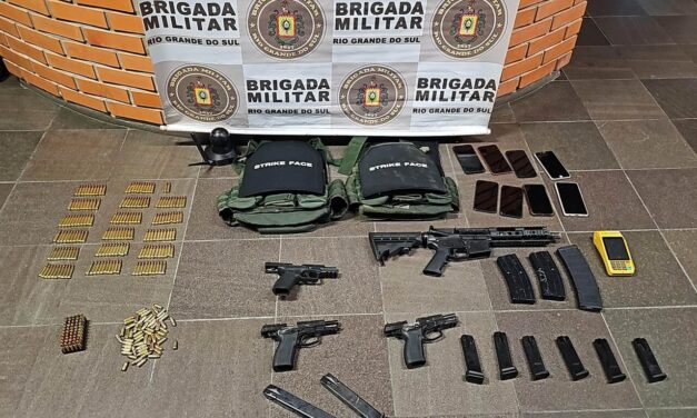 Operação “Saturação de Área” apreende inúmeras armas de fogo na zona norte de Porto Alegre
