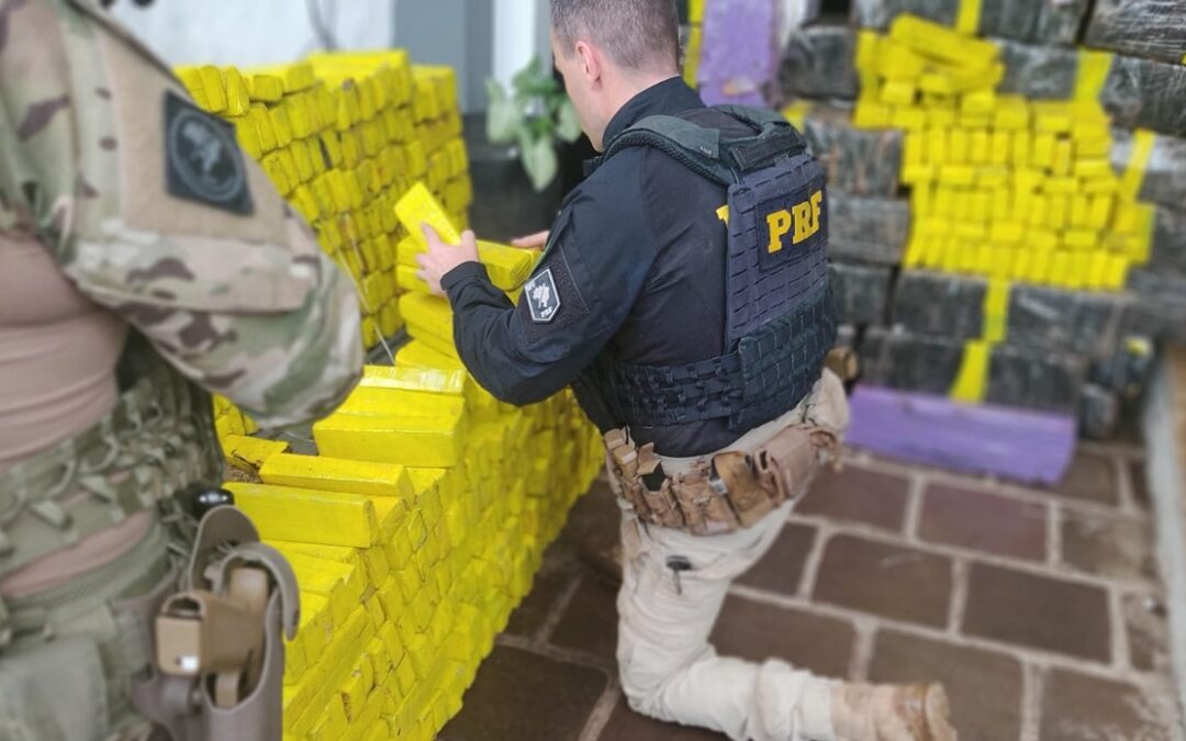 Perseguição resulta em apreensão de uma tonelada de maconha em Taquara