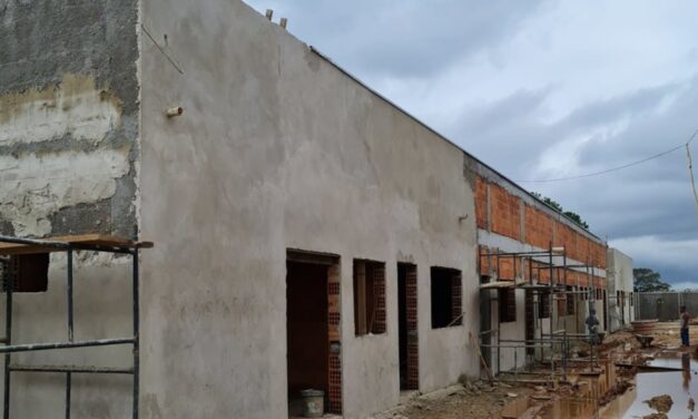 Obras da nova sede do 33° Batalhão de Polícia Militar, no município de Sapucaia do Sul, estão quase na metade