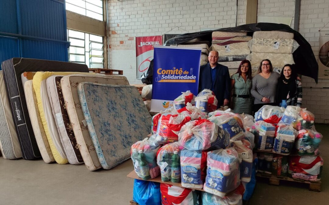 Defesa Civil Estadual realiza doações ao Comitê da Solidariedade