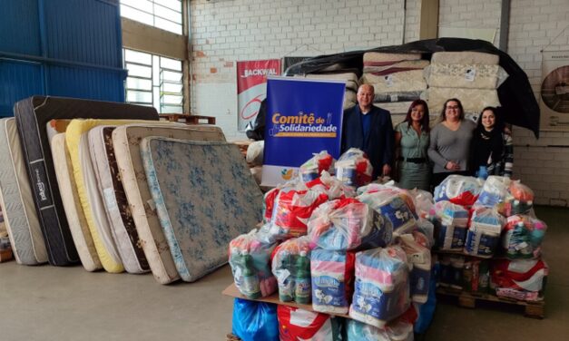 Defesa Civil Estadual realiza doações ao Comitê da Solidariedade