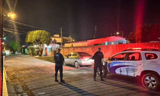 Carro roubado em Gravataí é recuperado no bairro São Vicente pela Guarda Municipal