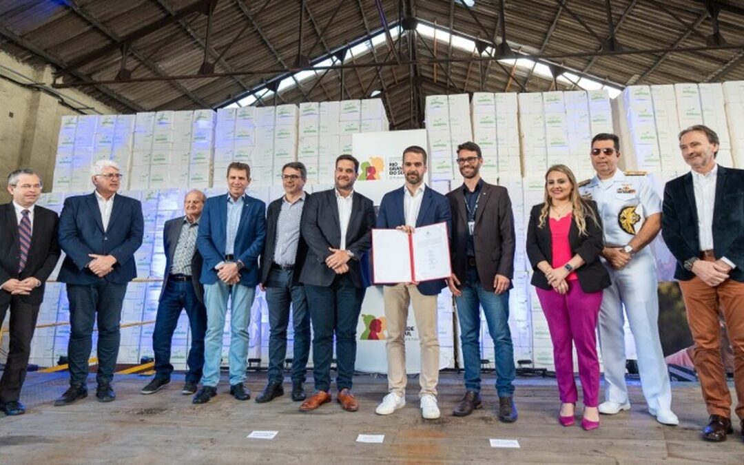 Contrato assinado na quinta (26) prevê investimento de R$ 94,5 milhões ao serviço de drenagem do Porto de Rio Grande