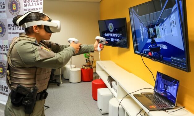 Policiais militares do estado recebem auxílio de realidade virtual nos treinamentos