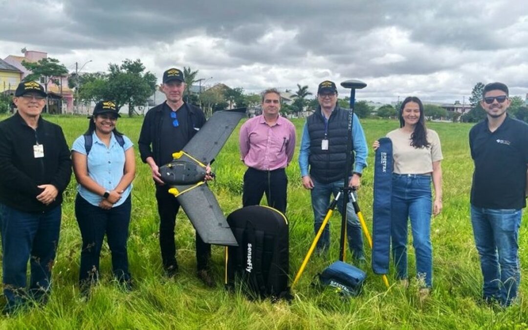 Veículo aéreo não tripulado e adquirido pelo estado para mapeamento de áreas a serem regularizadas