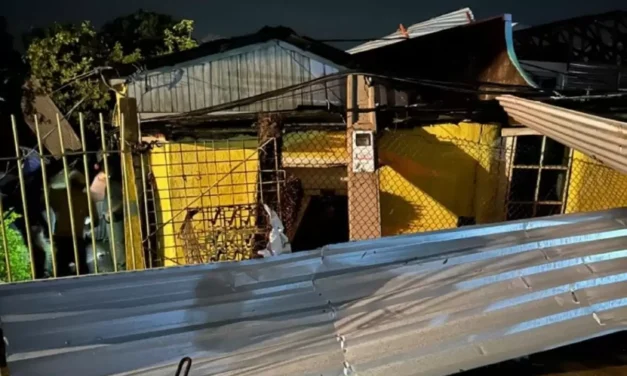 Temporal do final de semana deixa cem casas destelhadas em Nova Santa Rita