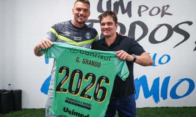 Grêmio estende permanência de Gabriel Grando até 2026