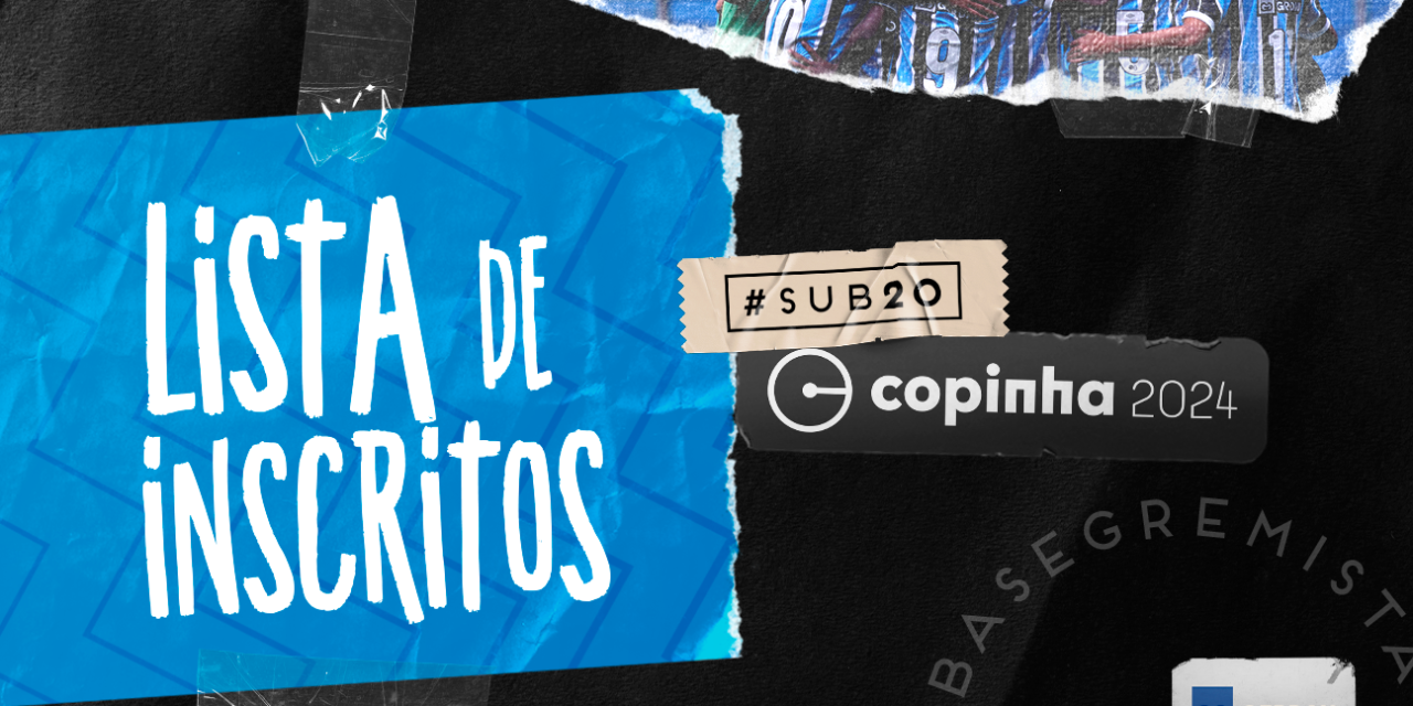 Grêmio divulga atletas inscritos para a Copinha de 2024