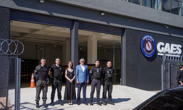 Polícia Penal inaugura nova sede do GAES na zona norte de Porto Alegre