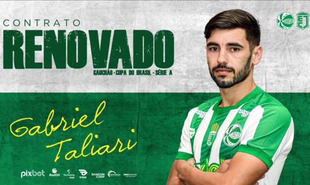 Gabriel Talliari assina contrato definitivo com o Juventude até 2026