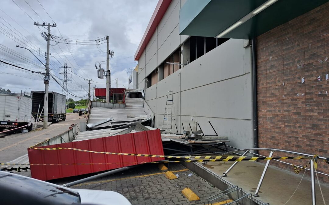 Homem morre e 10 ficam feridos em razão do temporal