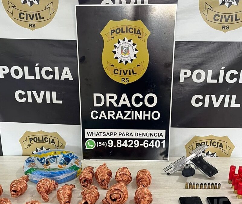 Operação policial prende seis homens acusados de homicídio e extorsão a comerciantes
