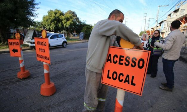 Uma semana após intenso temporal, ruas da capital ainda seguem bloqueadas