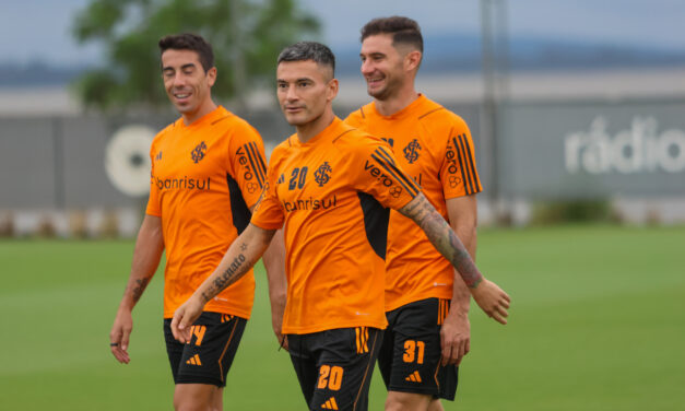 Inter faz último treino antes de viajar a Arapiraca
