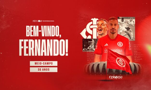 É do colorado! Inter anuncia contratação de Fernando