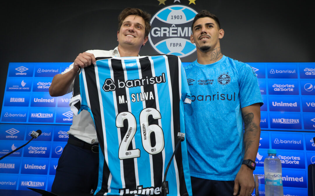 Mayk fala sobre acerto com o Grêmio em apresentação: “Um sonho”