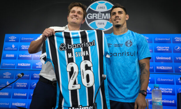 Mayk fala sobre acerto com o Grêmio em apresentação: “Um sonho”