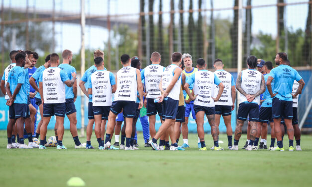 Sem Reinaldo e com portões fechados, Grêmio faz mais um treino preparatório