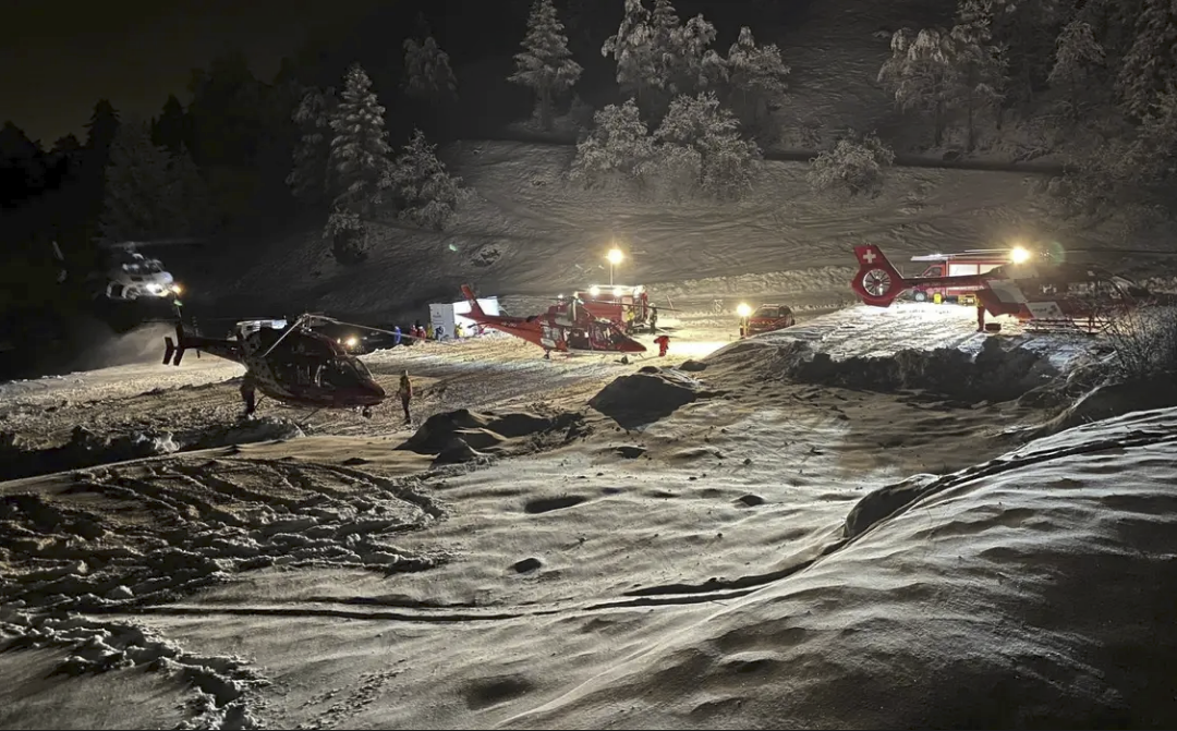 Cinco alpinistas morrem nos Alpes Suíços