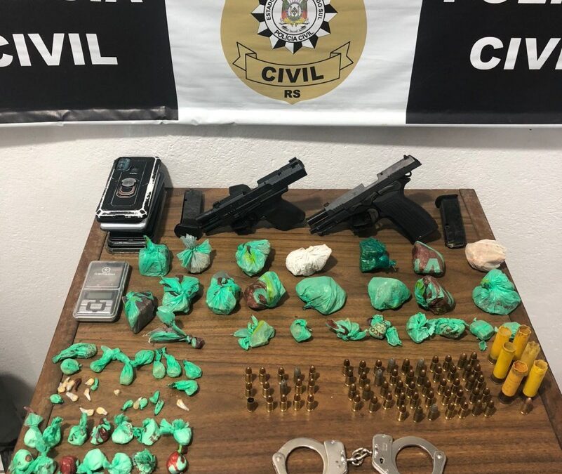 Cinco pessoas são presas por tráfico de drogas durante operação policial em São Sepé