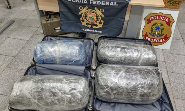 Na fronteira com o Uruguai, Polícia Federal confiscou 20 quilos de skunk