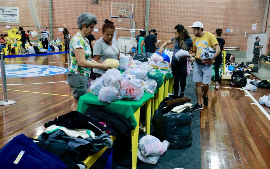 Abrigos temporários acolhem mais de 9,8 mil pessoas